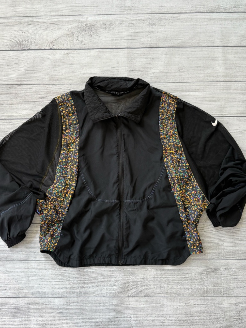 Nike Icon Clash Running Jacket Mesh Sheer Panels Reflective Packable Sz M Price: